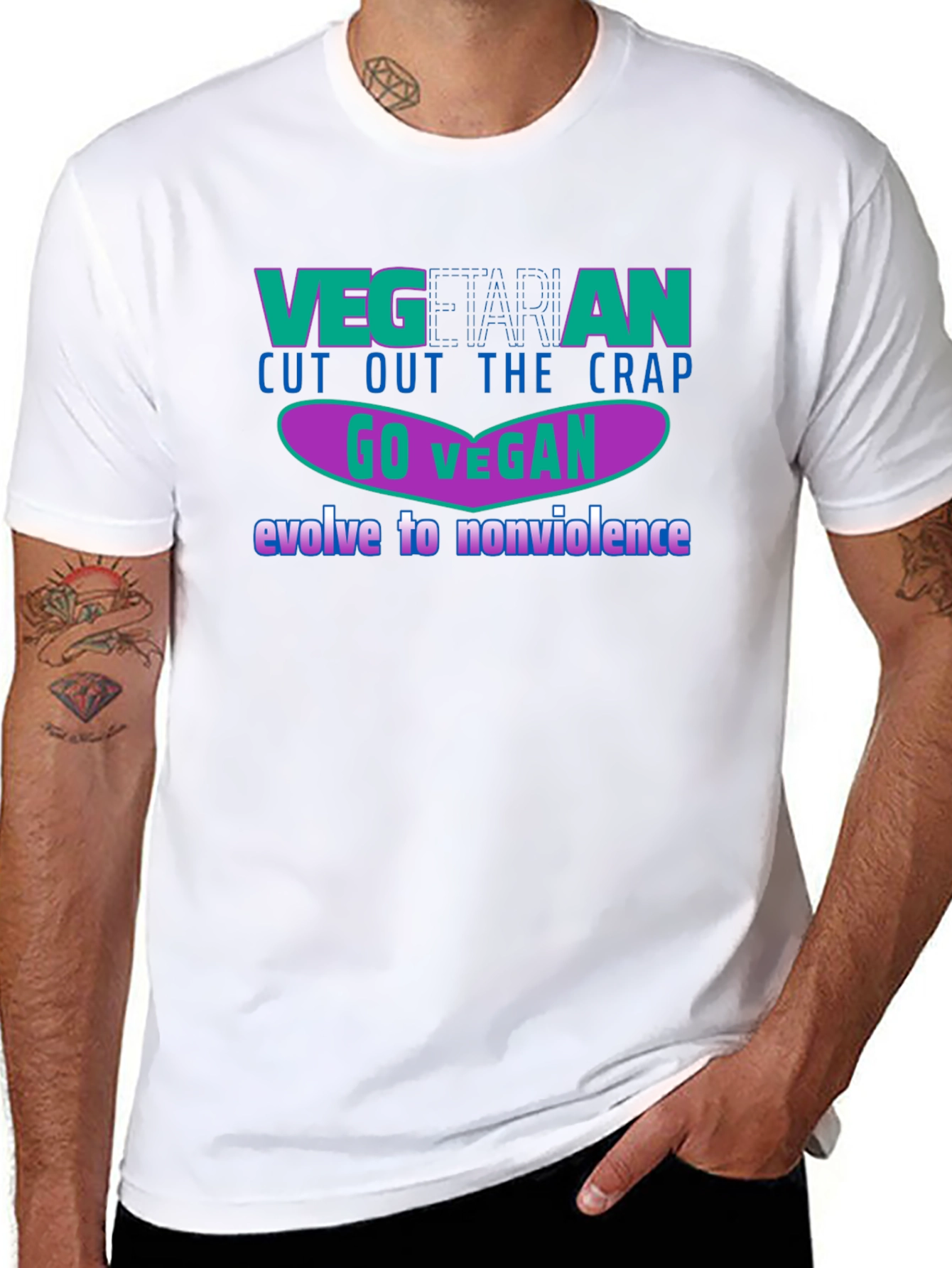 Vegan Lifestyle Graphic T-Shirt