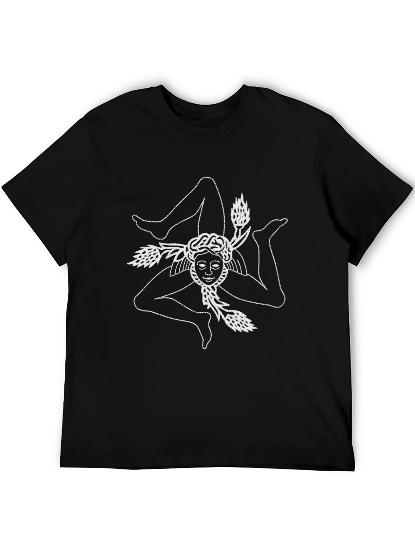 Trinacria Symbol T-Shirt - Sicilian Pride Tee