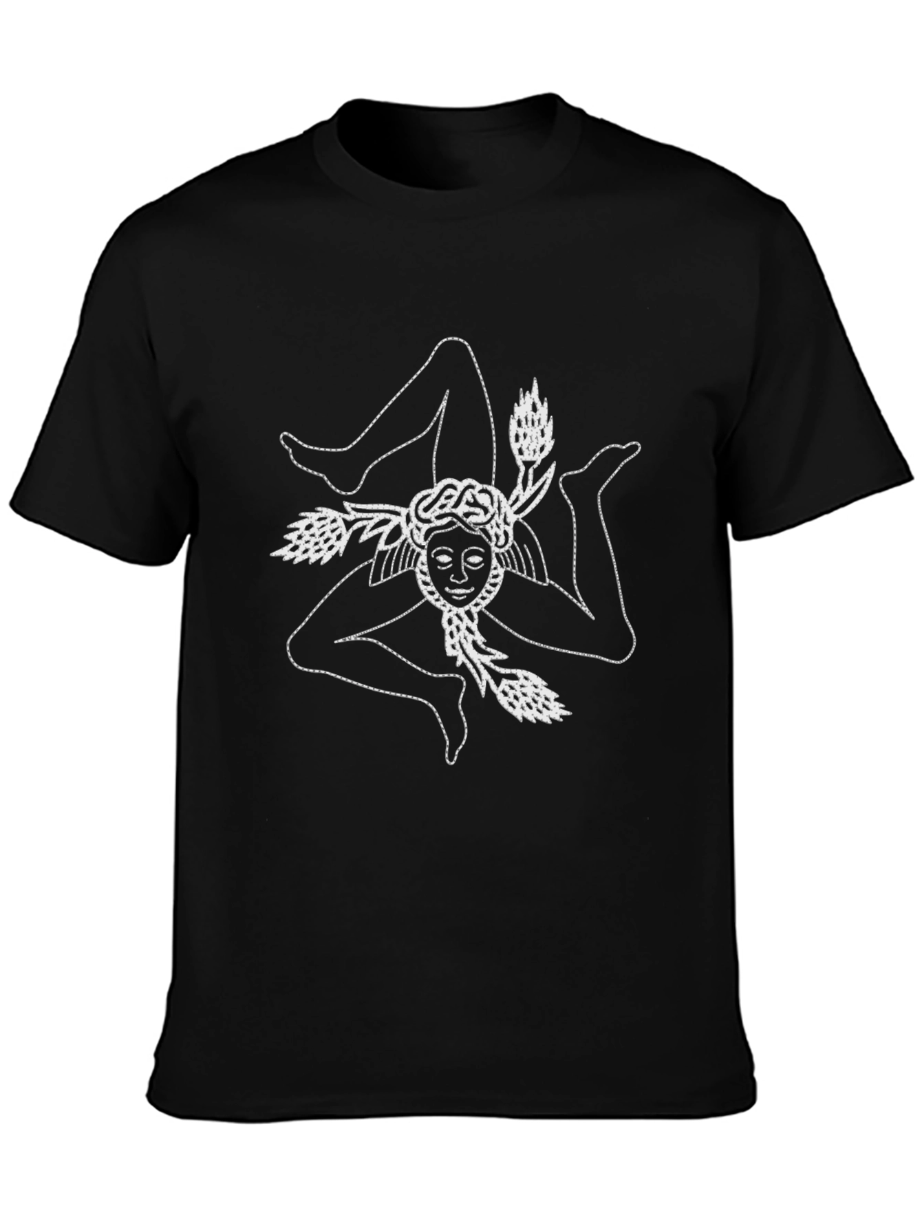 Trinacria Symbol T-Shirt - Sicilian Pride Tee