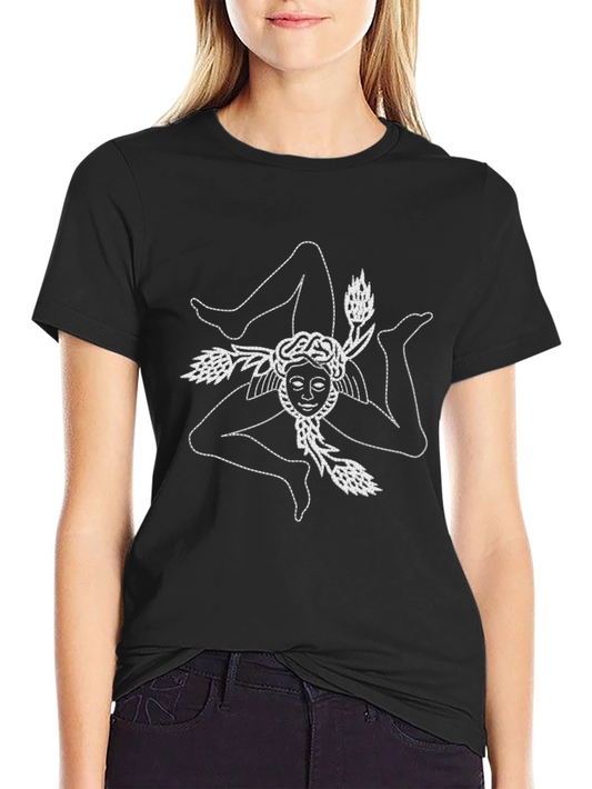 Trinacria Symbol T-Shirt - Sicilian Pride Tee