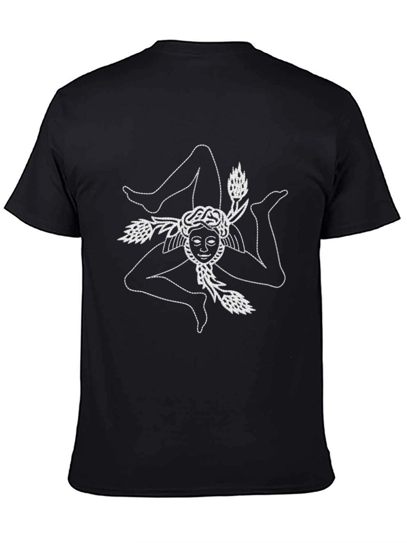 Trinacria Symbol T-Shirt - Sicilian Pride Tee