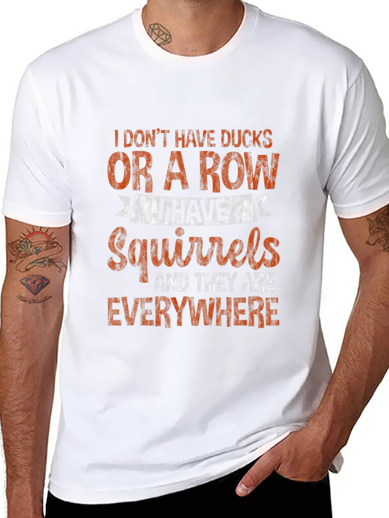 Squirrels Everywhere T-Shirt Funny Graphic Tee