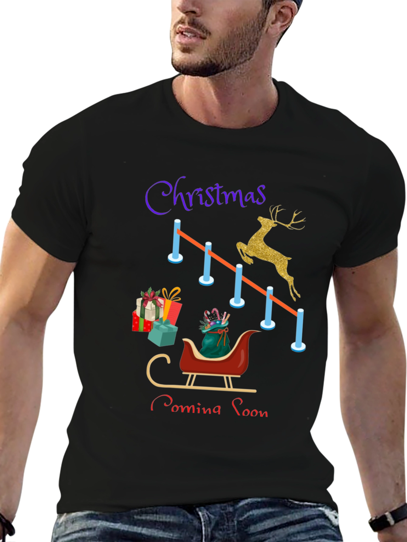 Christmas Coming Soon Graphic T-Shirt