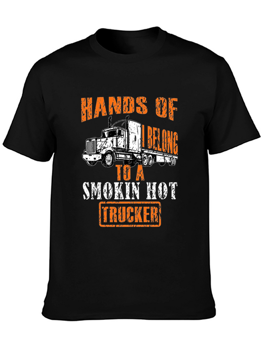 Hands Off Smokin Hot Trucker Tee