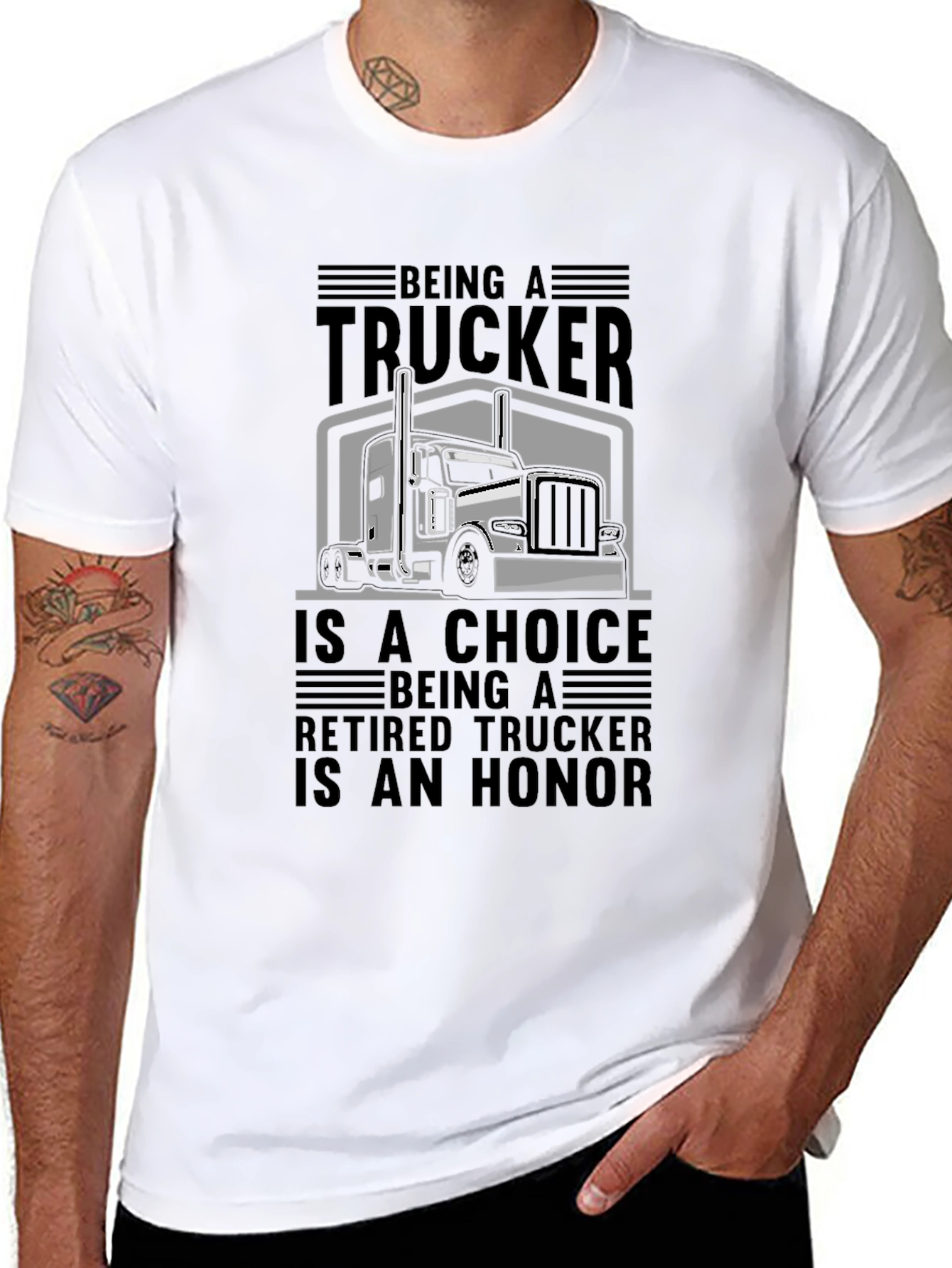 Trucker T-Shirt - Choice & Honor