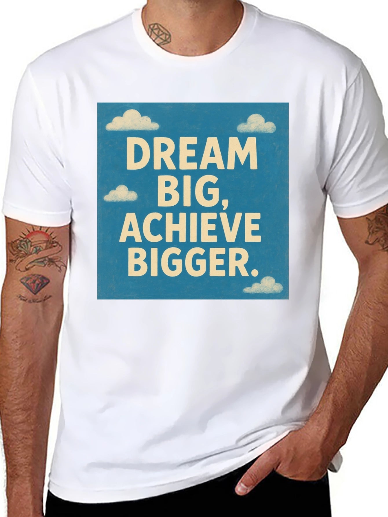 Dream Big Graphic Tee - Motivational T-Shirt