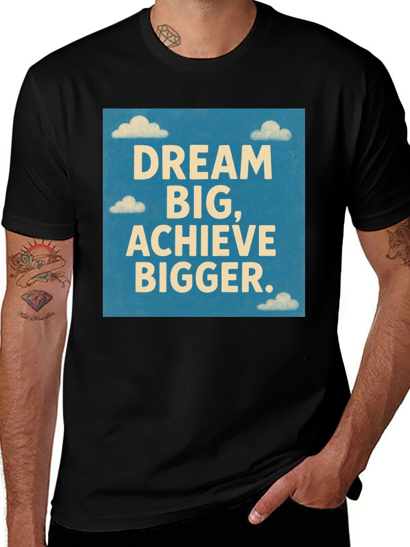 Dream Big Graphic Tee - Motivational T-Shirt