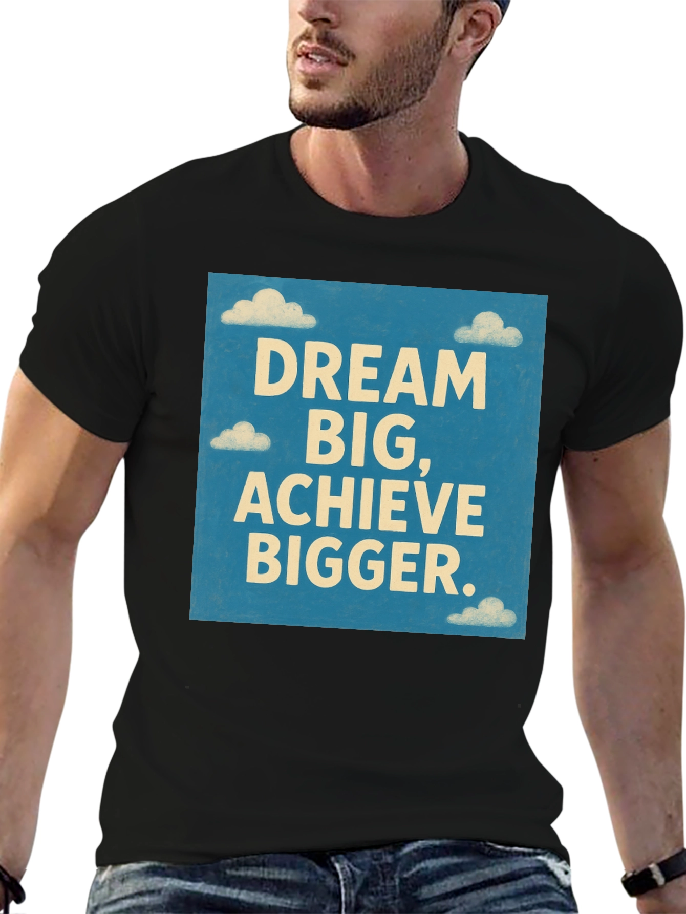 Dream Big Graphic Tee - Motivational T-Shirt