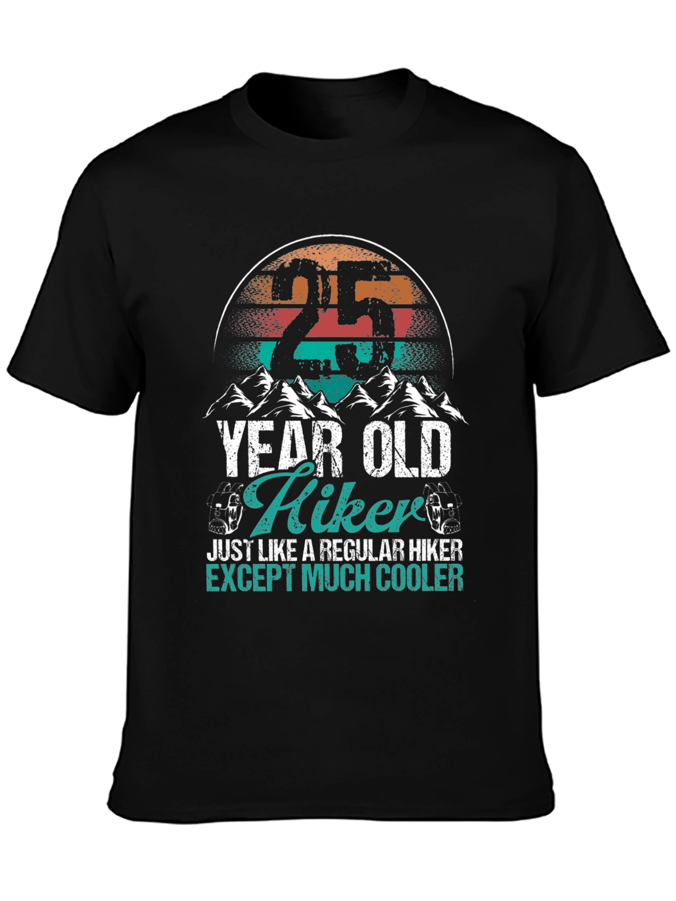 25 Year Old Hiker Graphic Tee