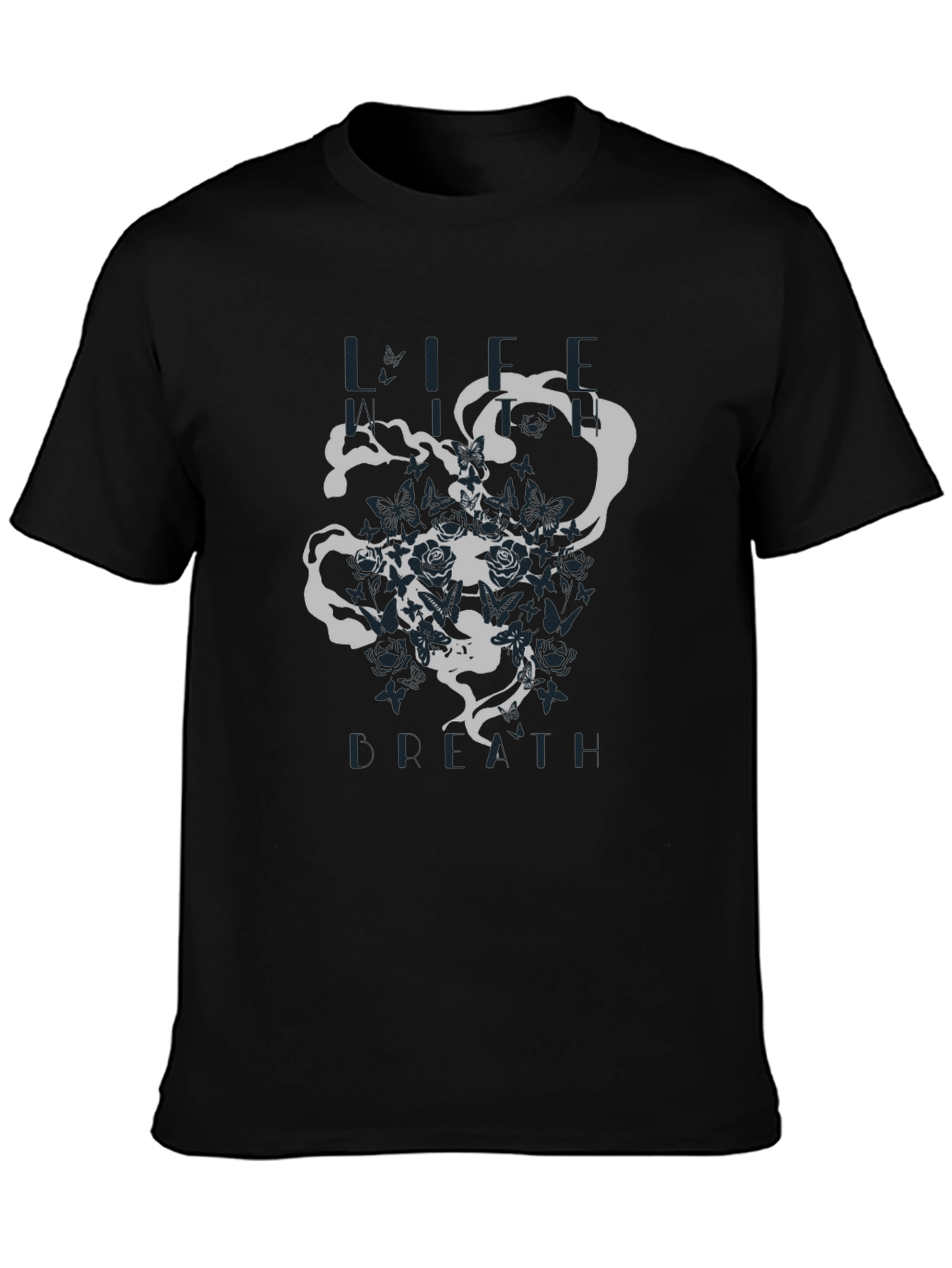 Graphic Print Crew Neck Tee