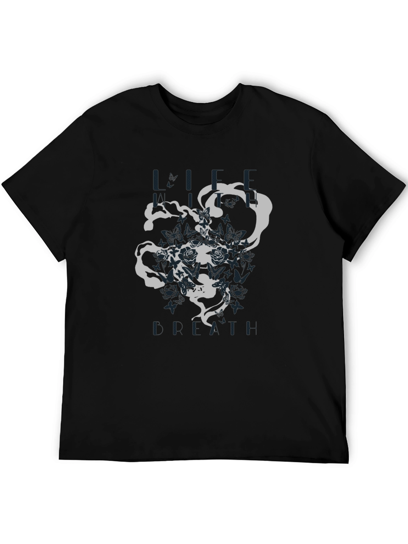 Graphic Print Crew Neck Tee