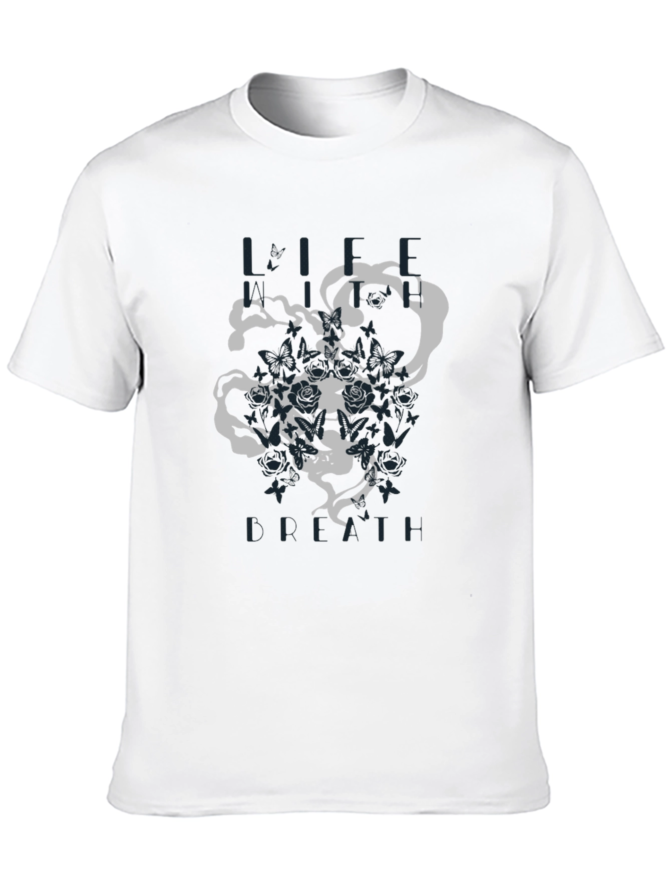 Graphic Print Crew Neck Tee