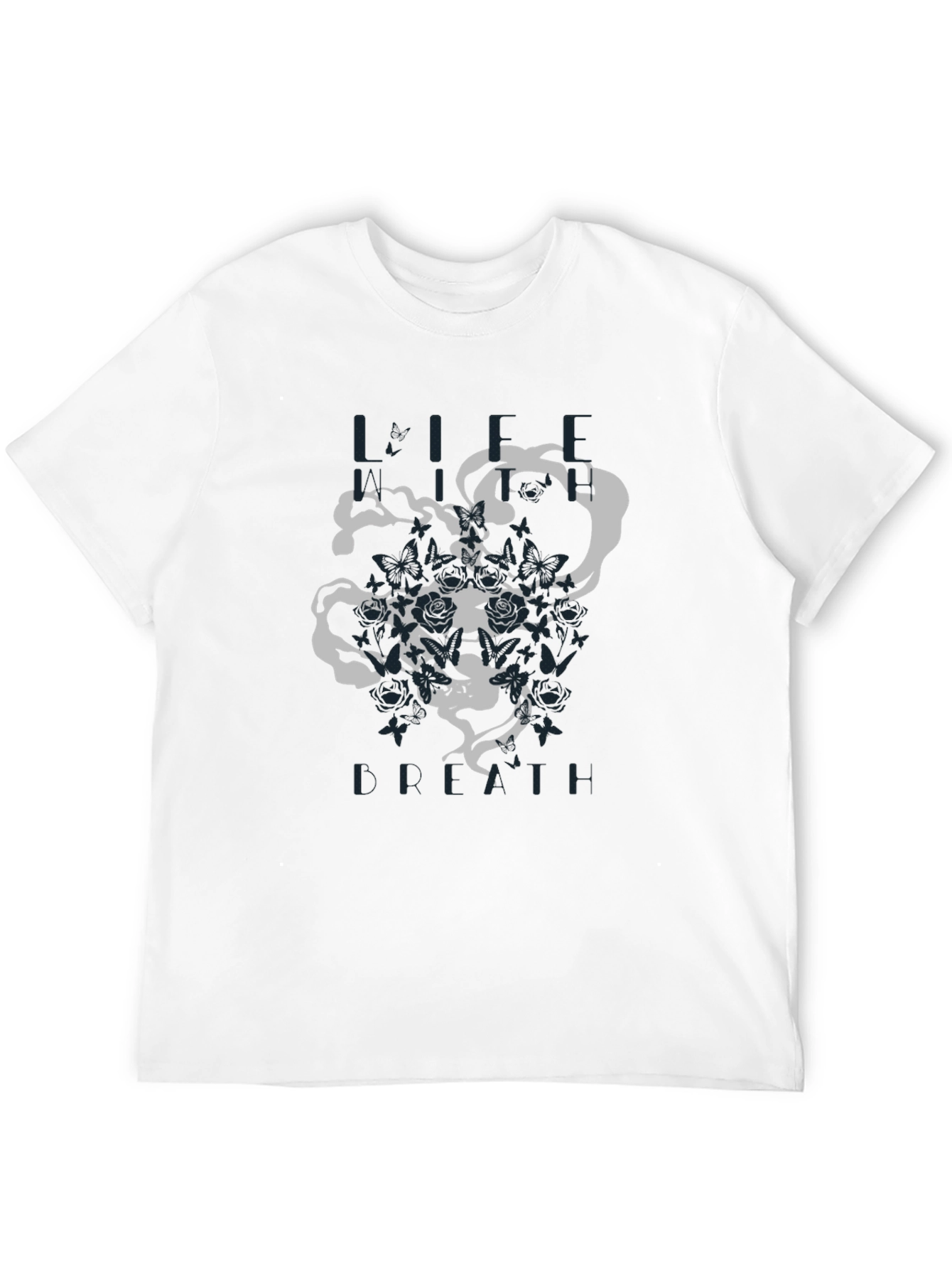 Graphic Print Crew Neck Tee