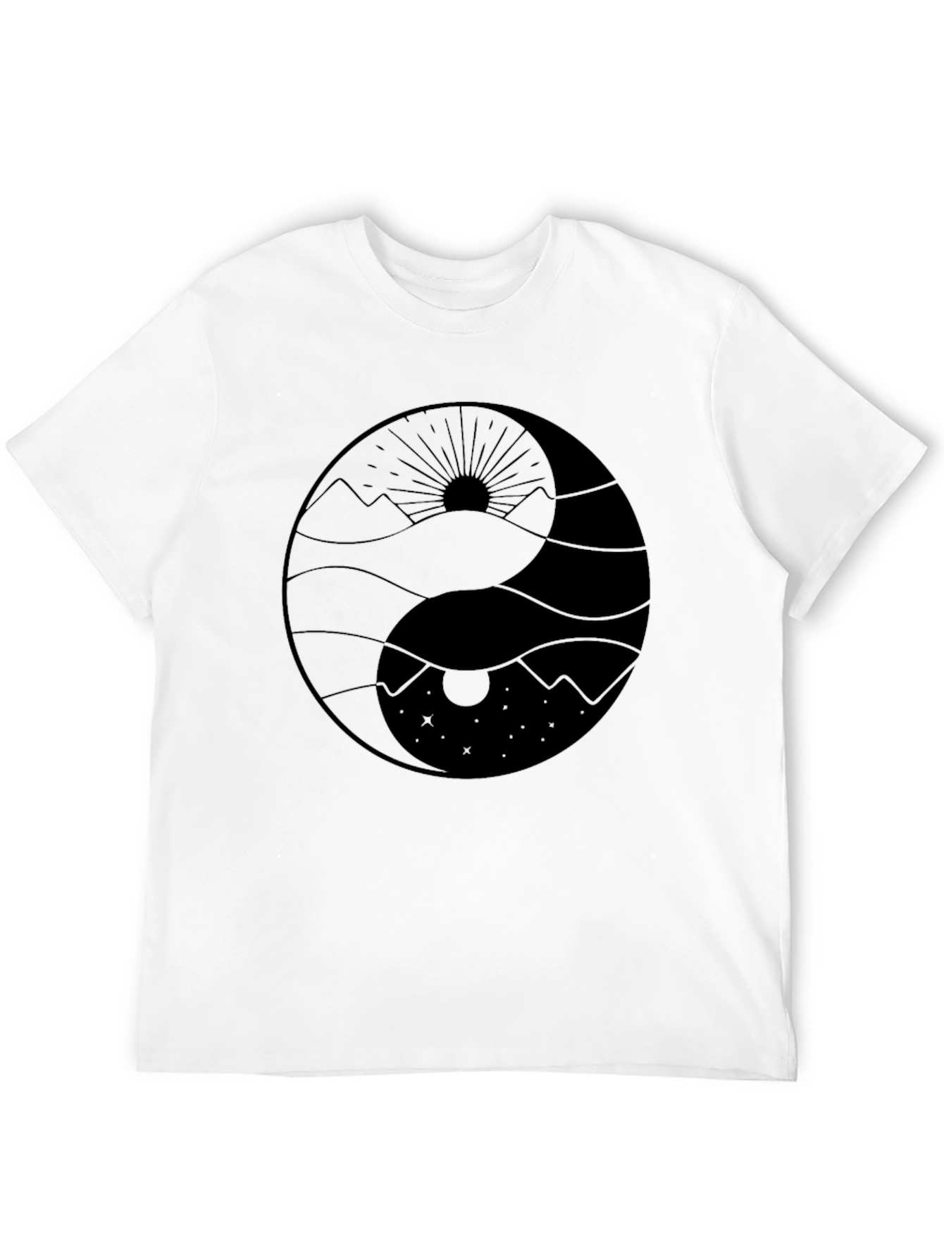 Yin Yang Graphic Tee - Balance of Nature Shirt