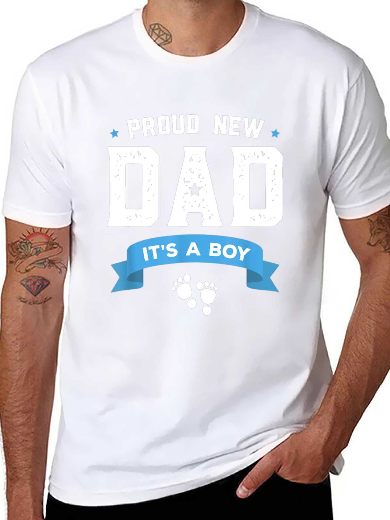 Proud New Dad T-Shirt - Its A Boy!