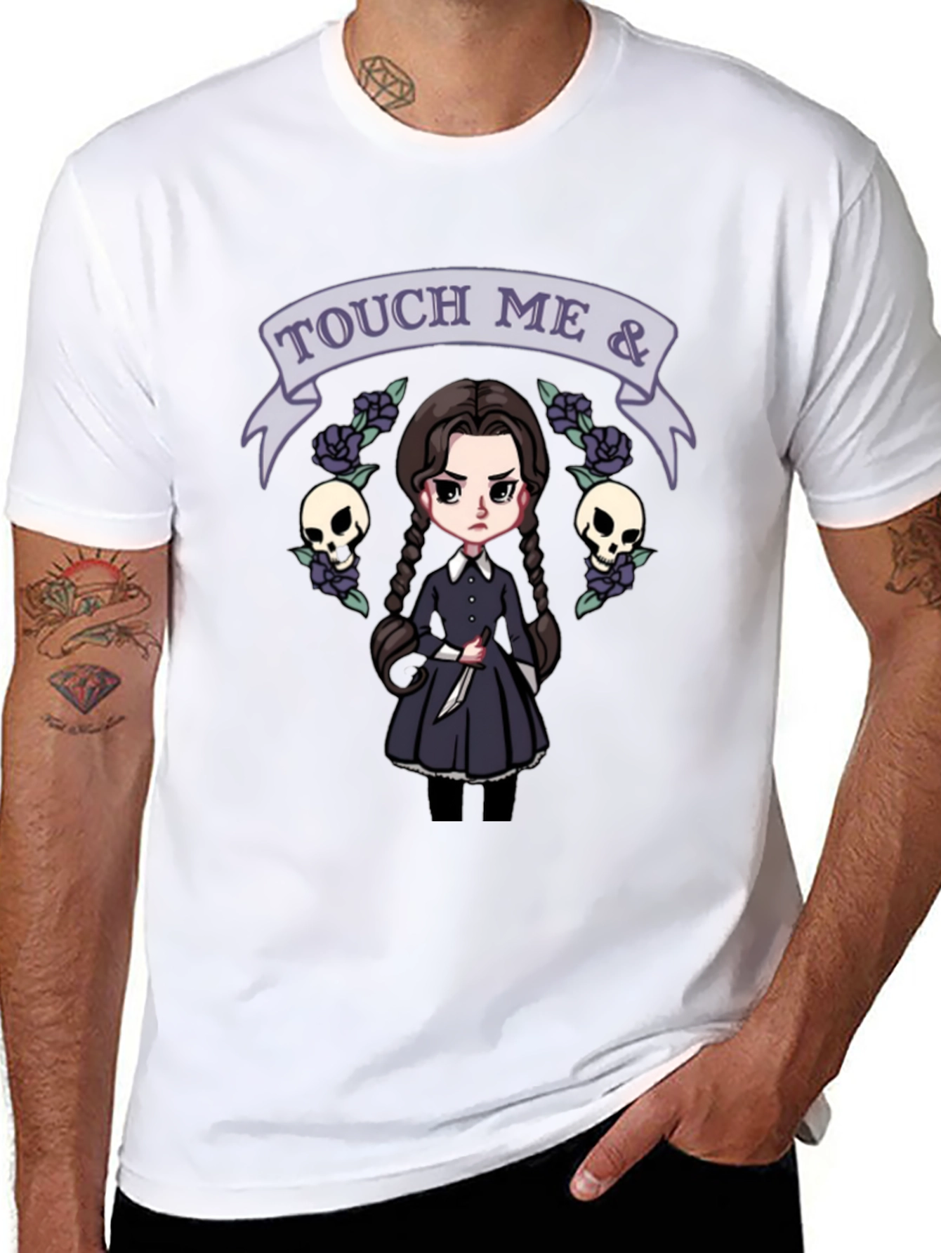 Touch Me & Wednesday Addams T-Shirt
