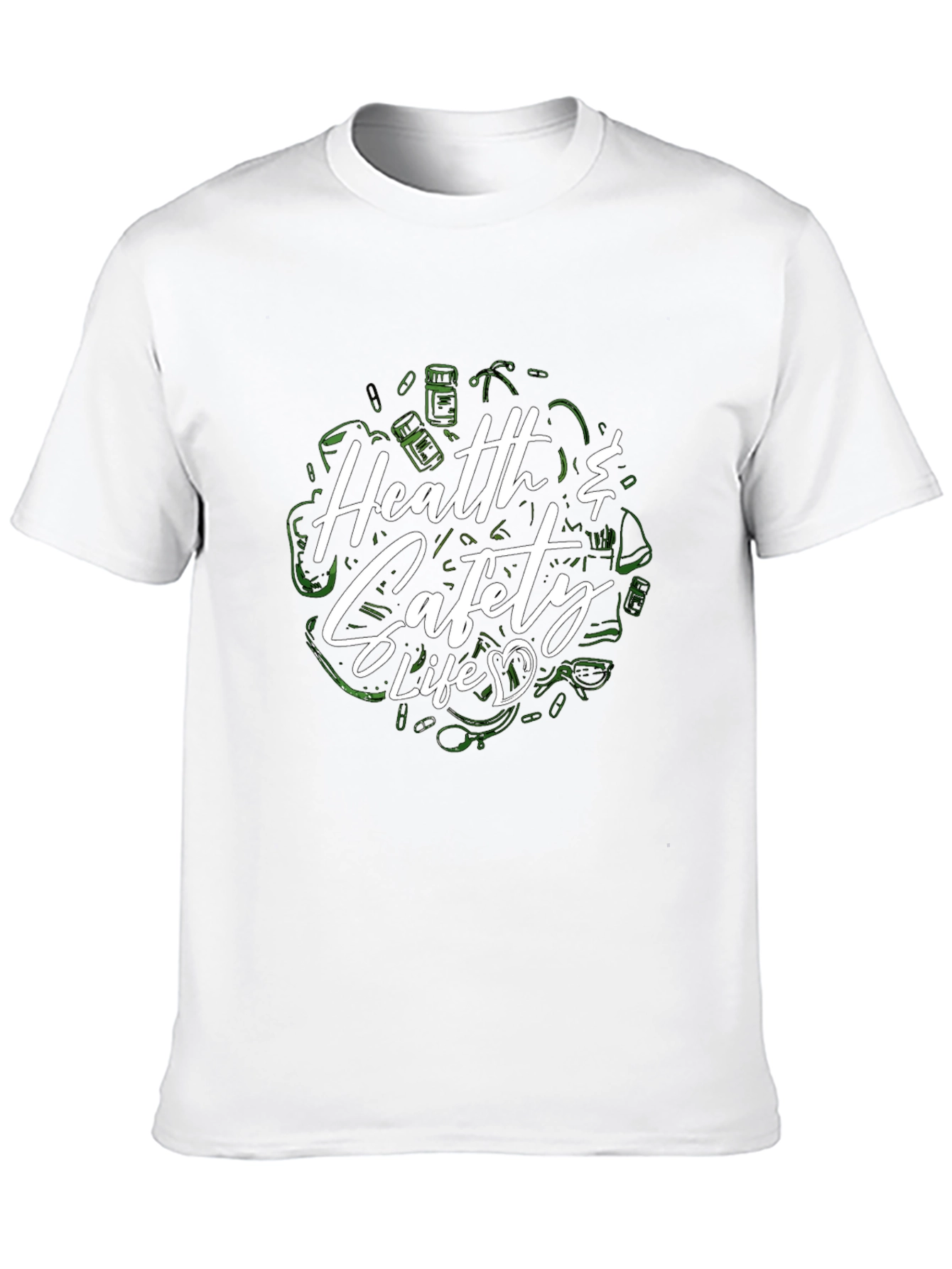 Health & Safety Life Graphic Tee - Black