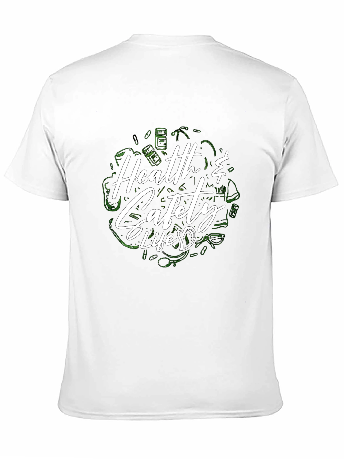 Health & Safety Life Graphic Tee - Black