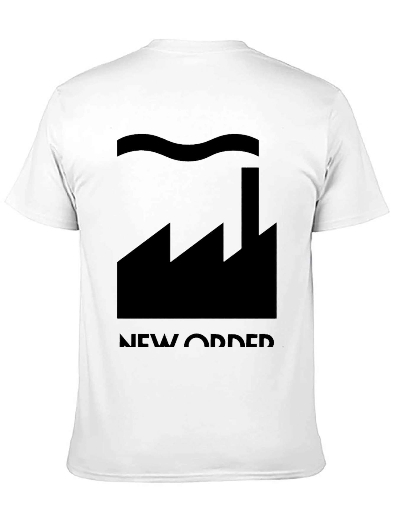 New Order Factory Graphic T-Shirt - Black