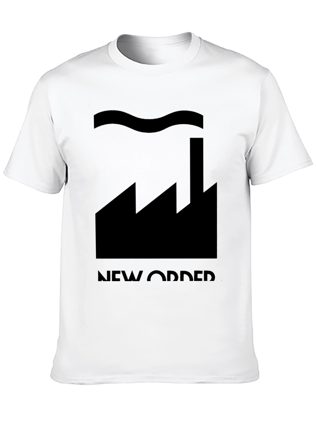 New Order Factory Graphic T-Shirt - Black
