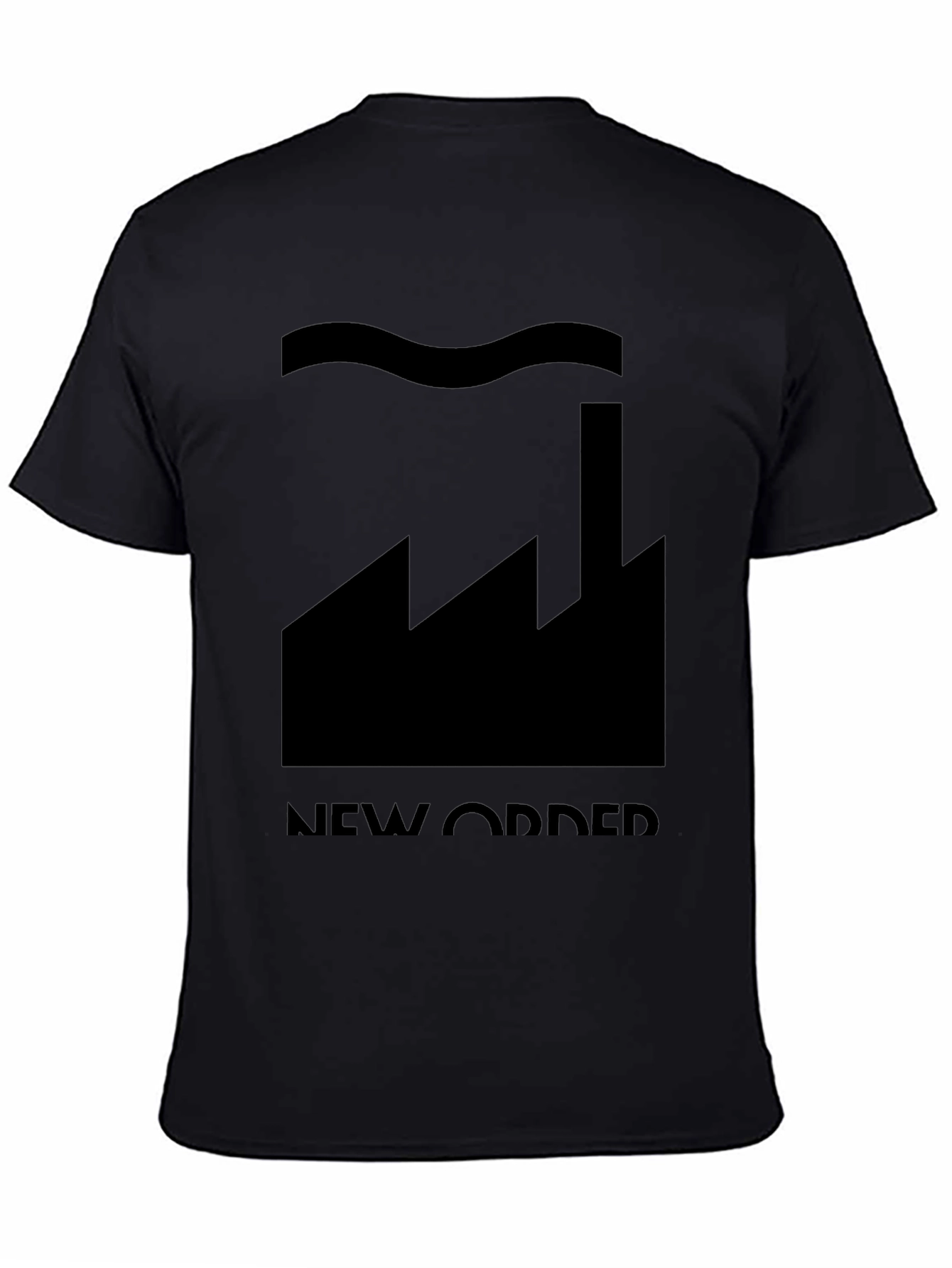 New Order Factory Graphic T-Shirt - Black