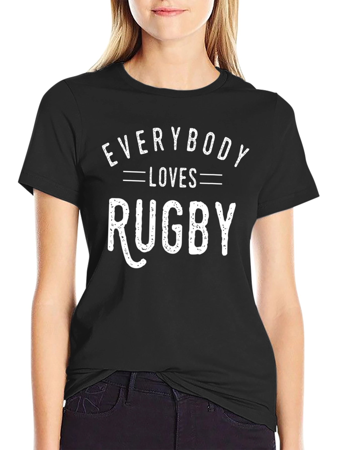 Everybody Loves Rugby Graphic T-Shirt
