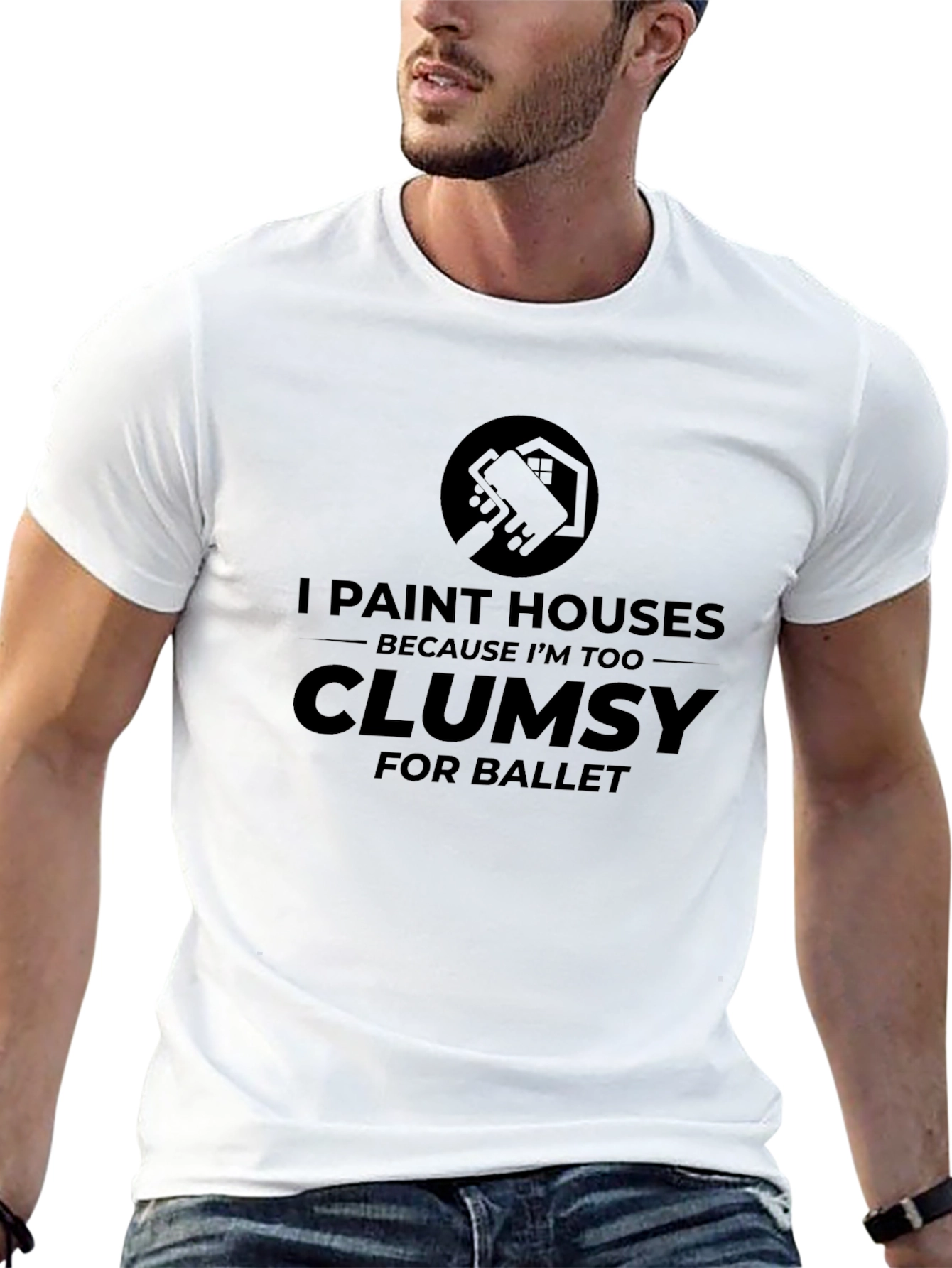 Humorous Painter T-Shirt - Clumsy for Ballet