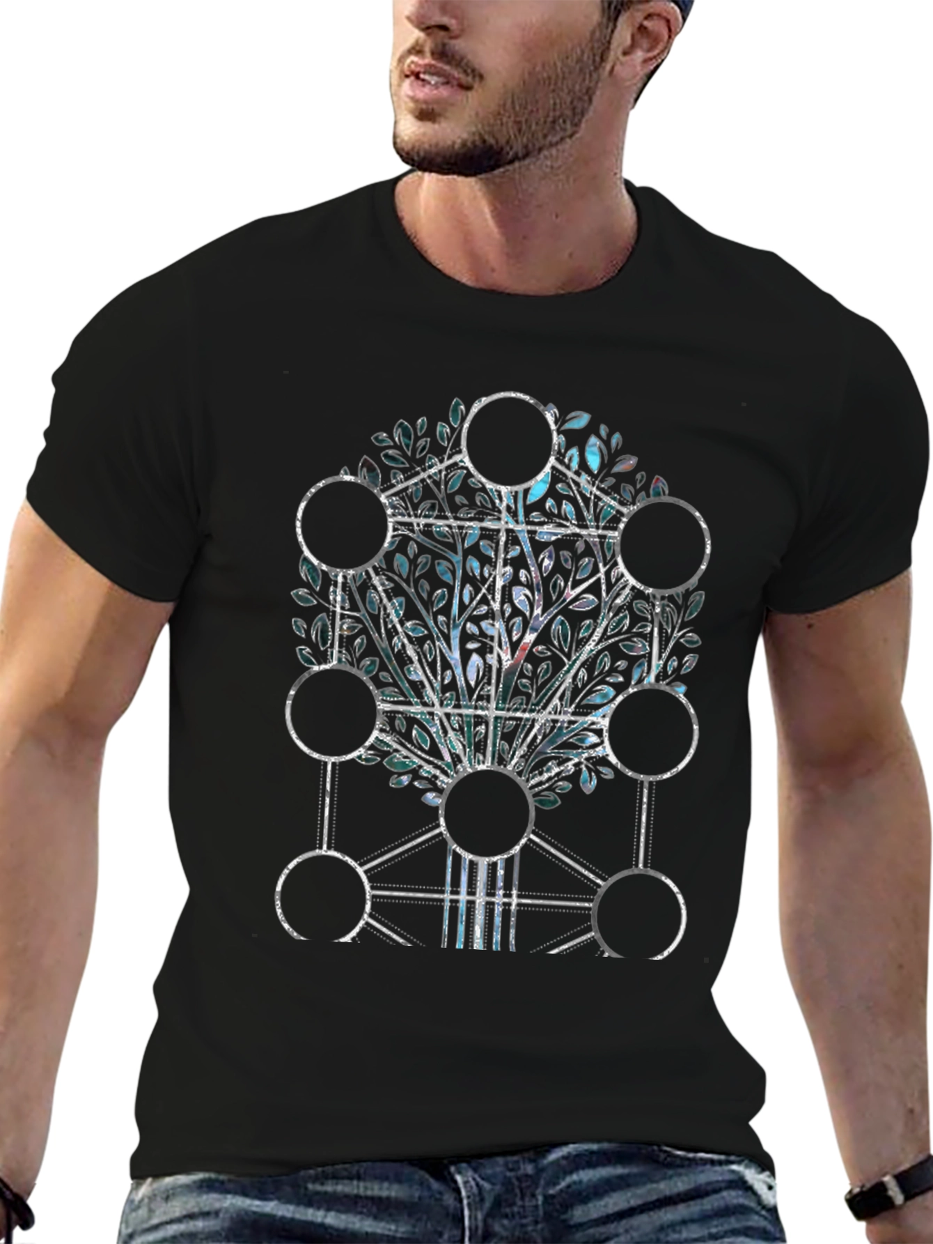 Kabbalah Tree of Life Graphic T-Shirt