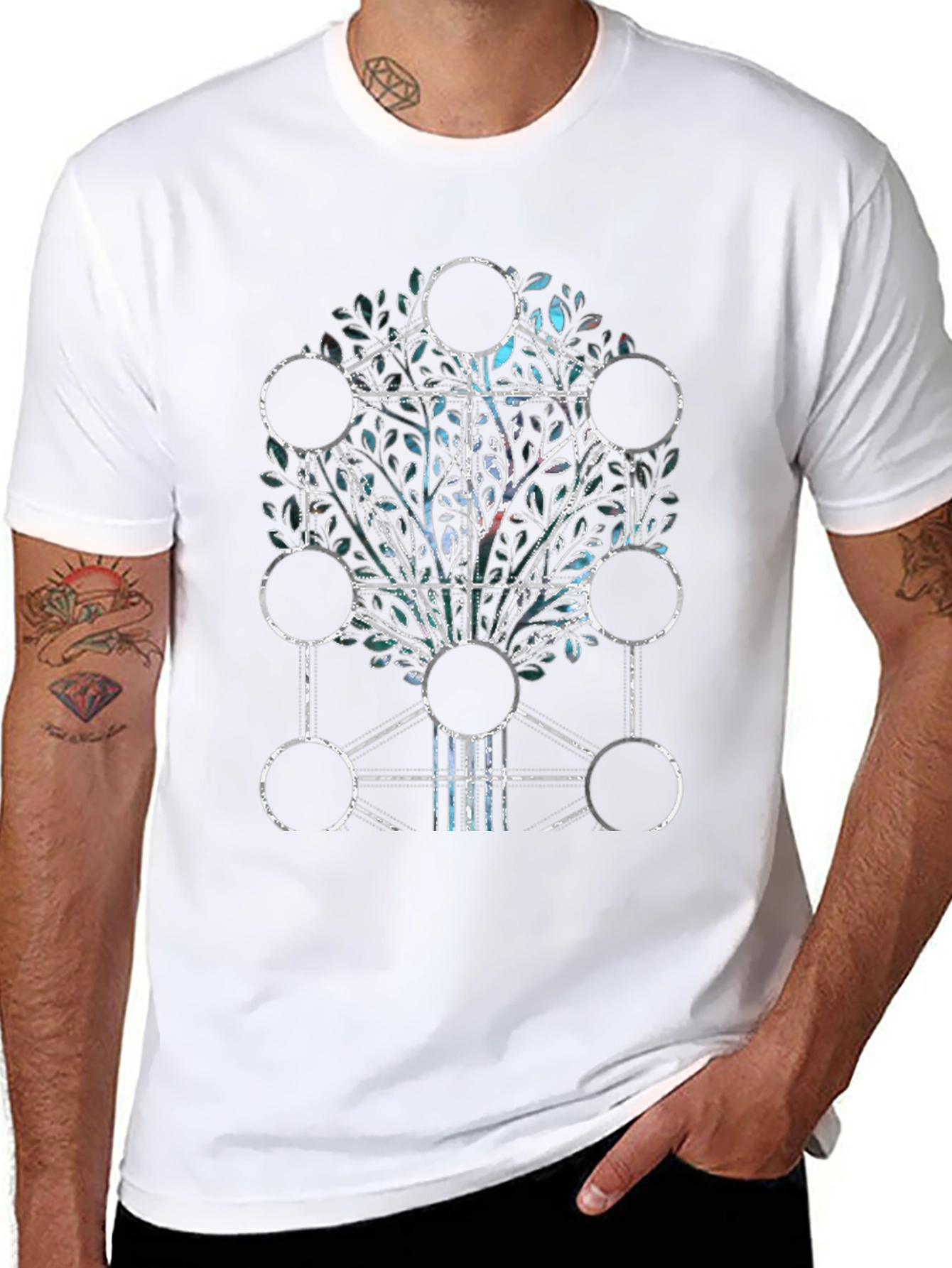 Kabbalah Tree of Life Graphic T-Shirt
