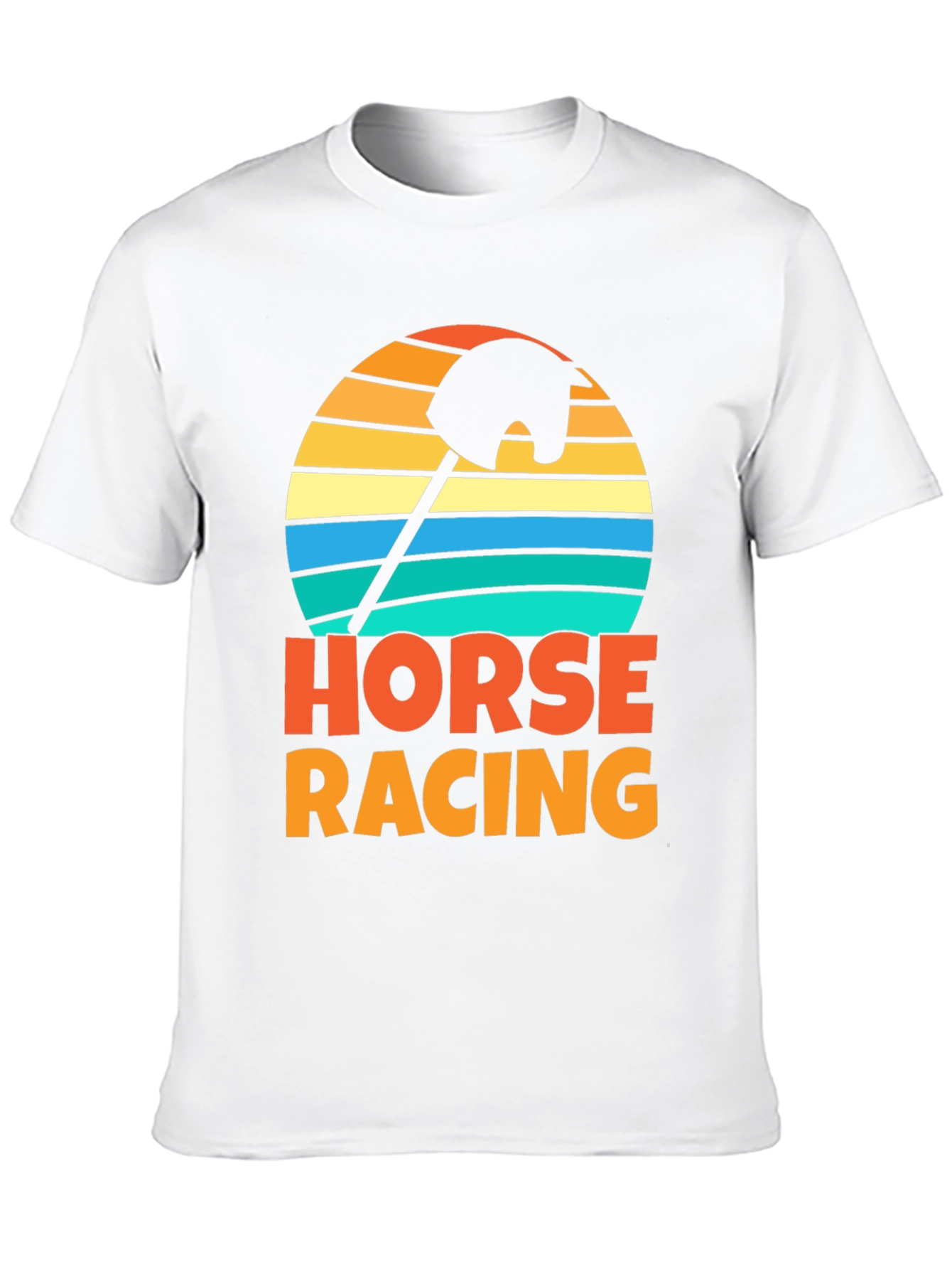 Retro Horse Racing Stick Hobby Horse T-Shirt
