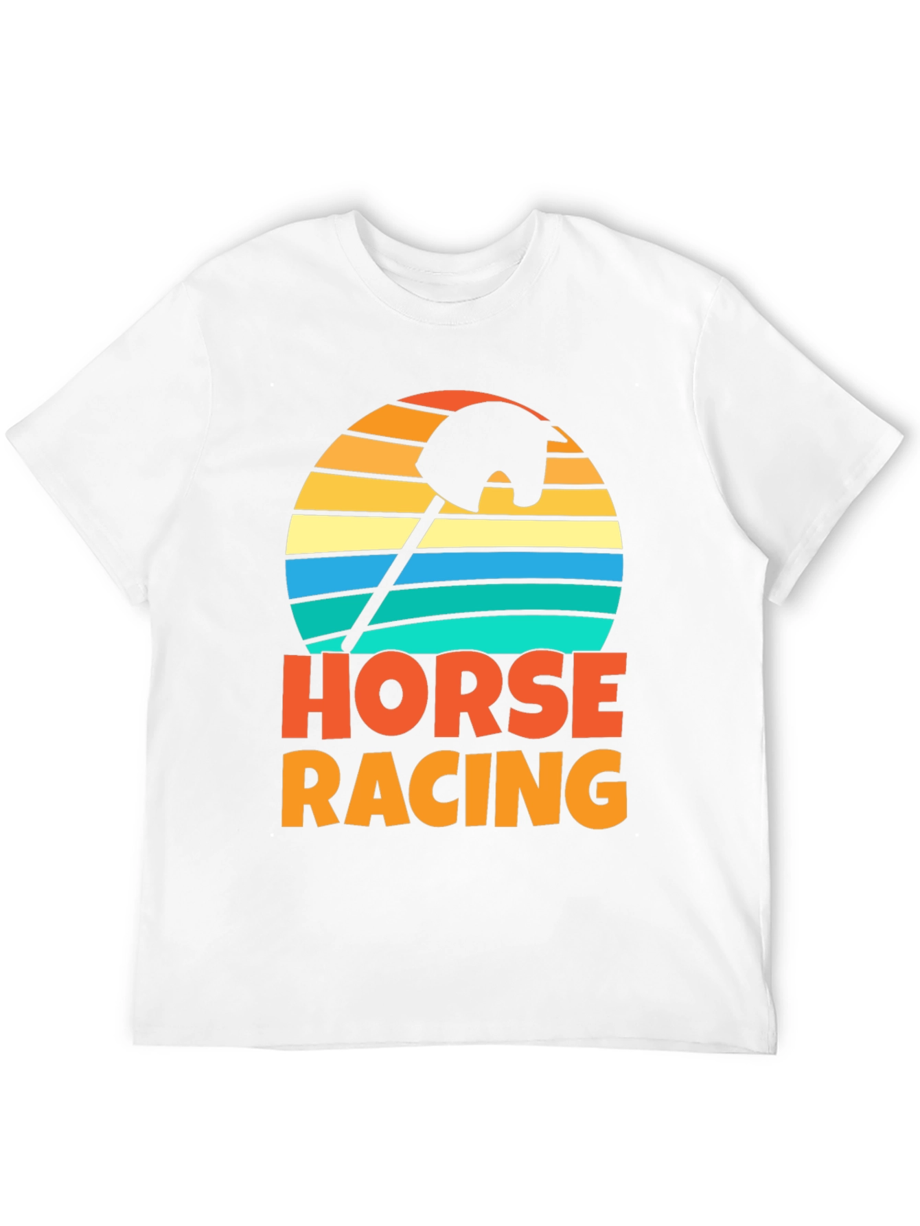 Retro Horse Racing Stick Hobby Horse T-Shirt