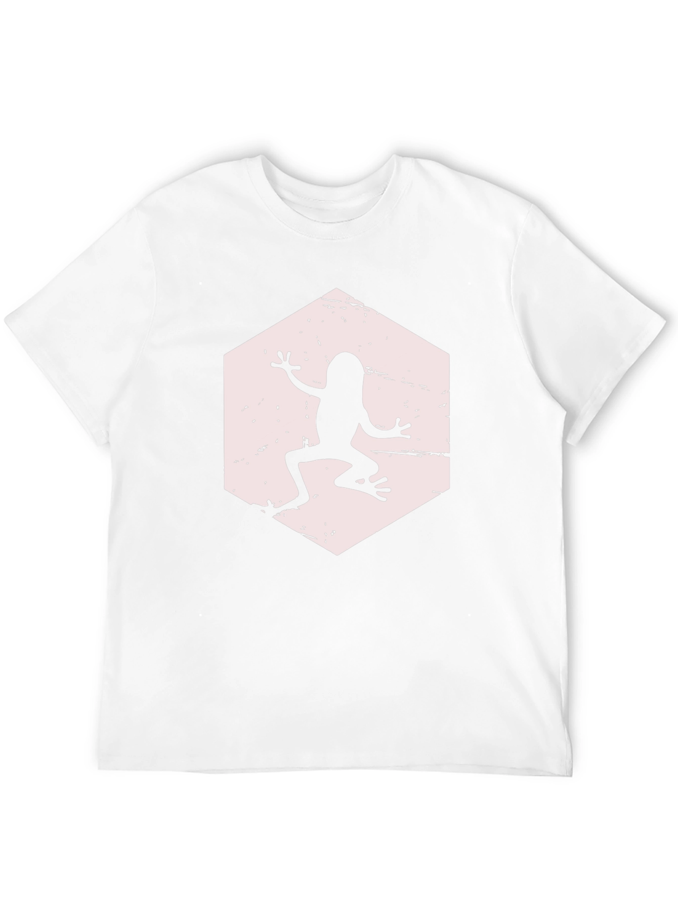 Frog Hexagon Graphic T-Shirt - Black