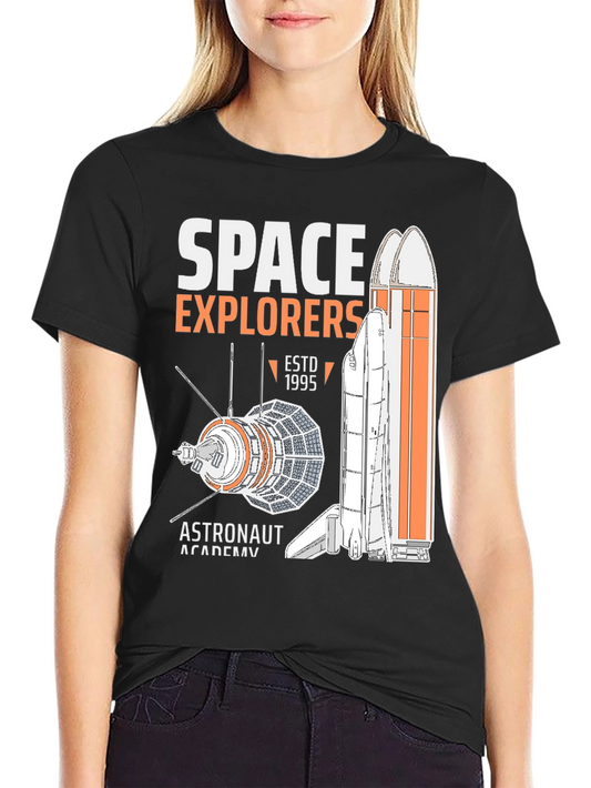 Space Explorers T-Shirt - Astronaut Academy EST 1995