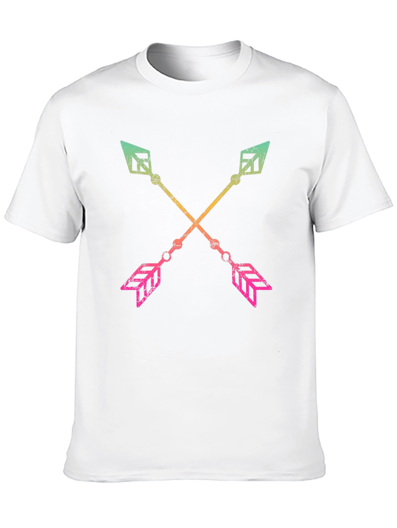Crossed Arrows Graphic Tee - Mens Black T-Shirt