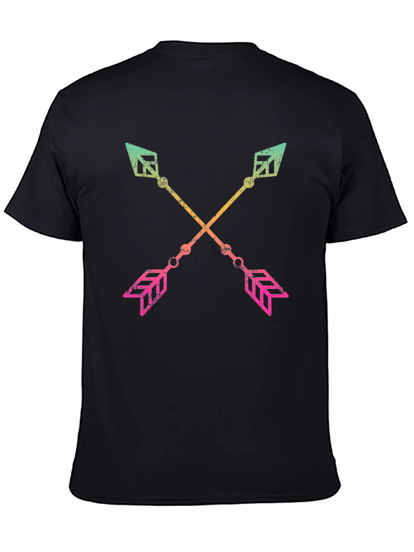 Crossed Arrows Graphic Tee - Mens Black T-Shirt