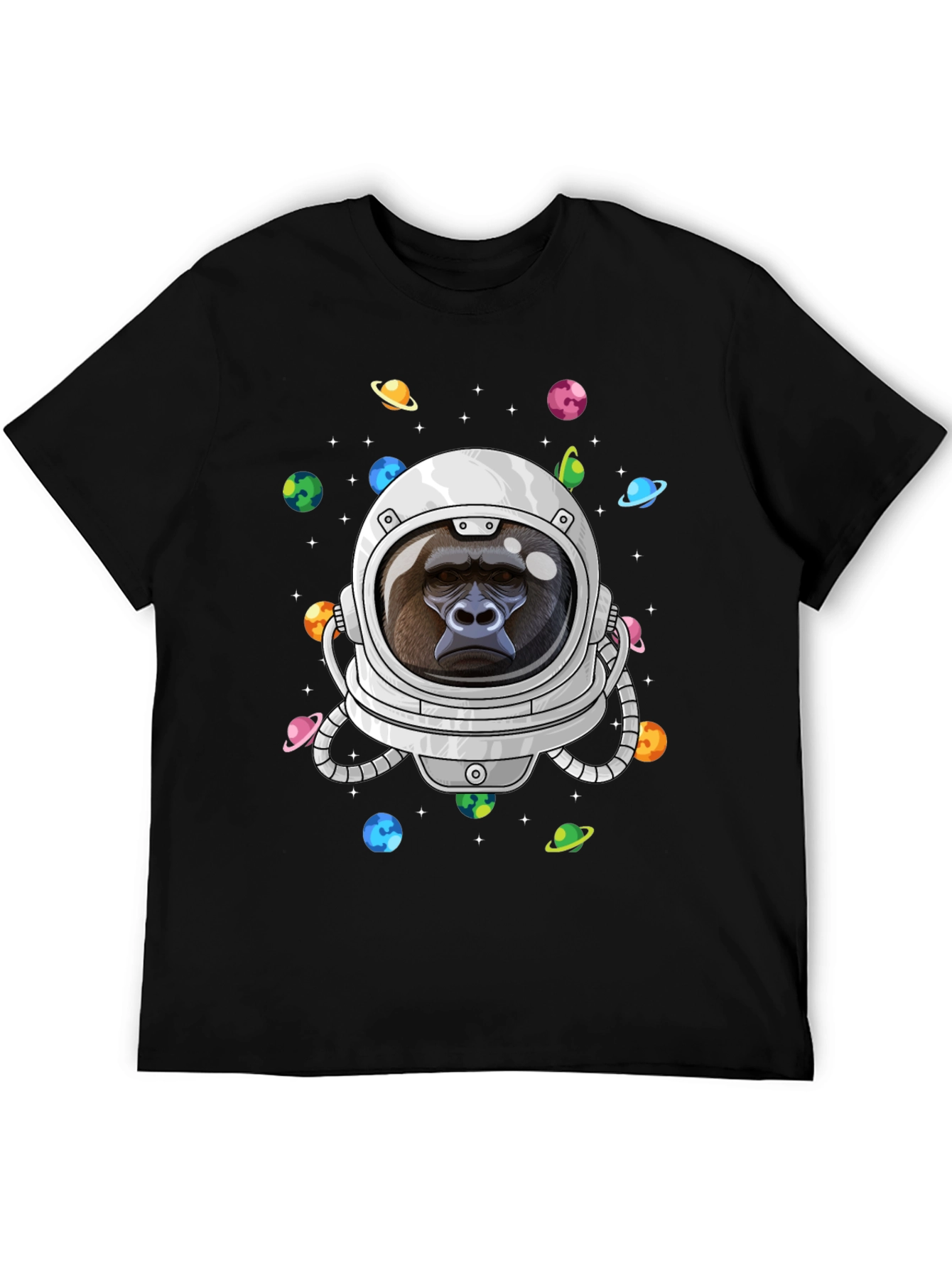 Astronaut Gorilla T-Shirt - Space Adventure Tee