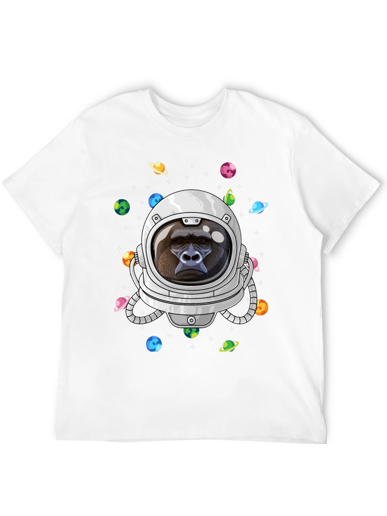 Astronaut Gorilla T-Shirt - Space Adventure Tee