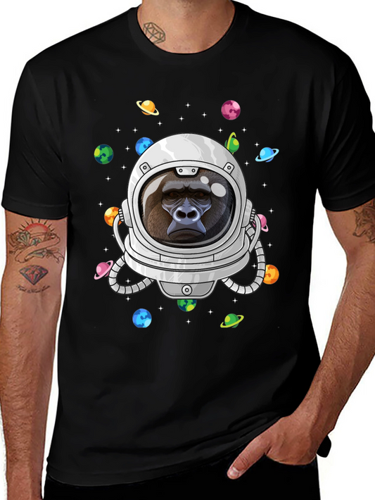 Astronaut Gorilla T-Shirt - Space Adventure Tee