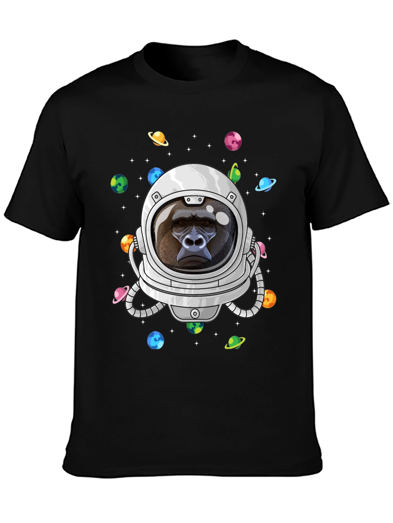 Astronaut Gorilla T-Shirt - Space Adventure Tee