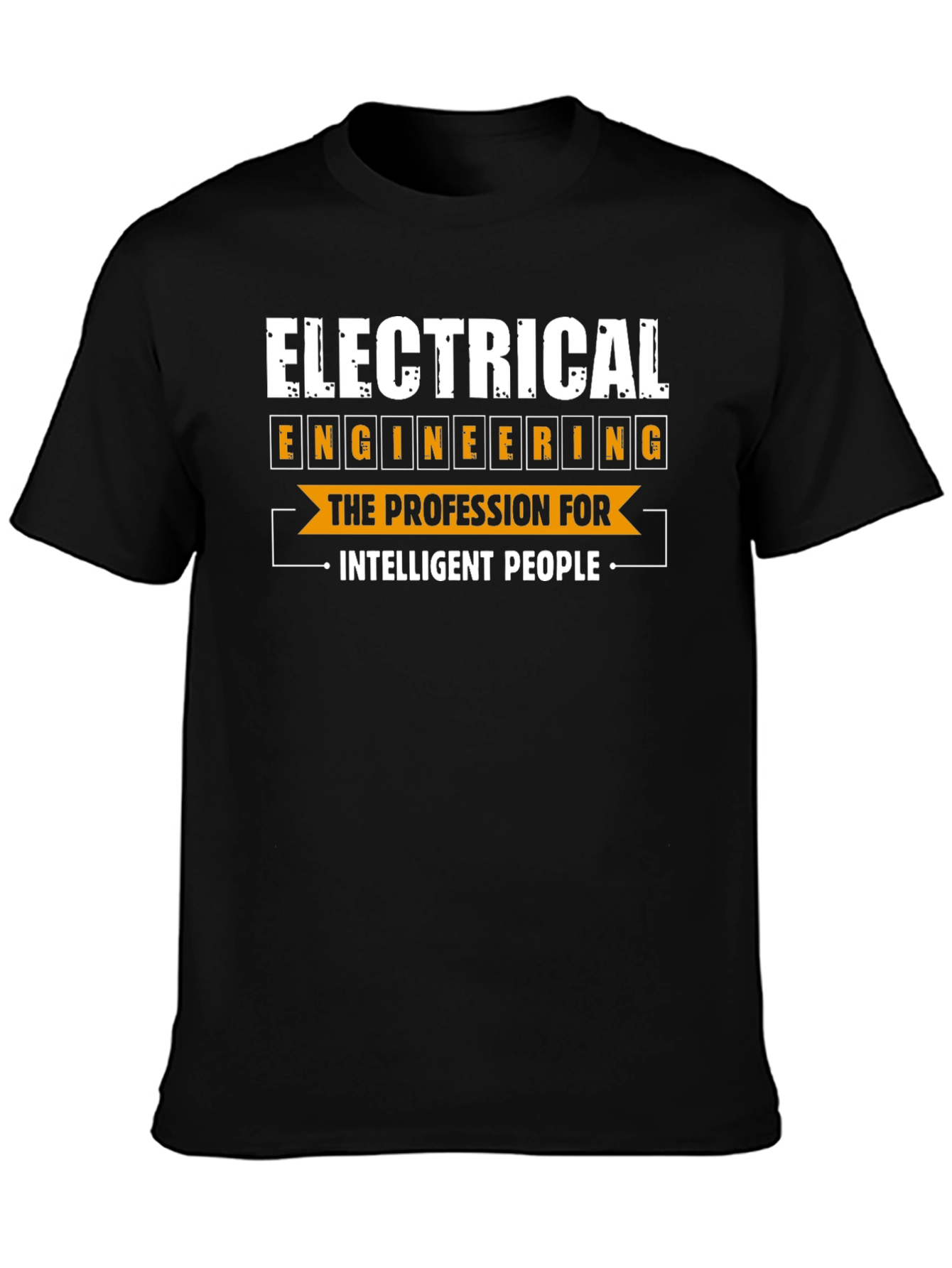 Electrical Engineering Intelligent People Black T-Shirt