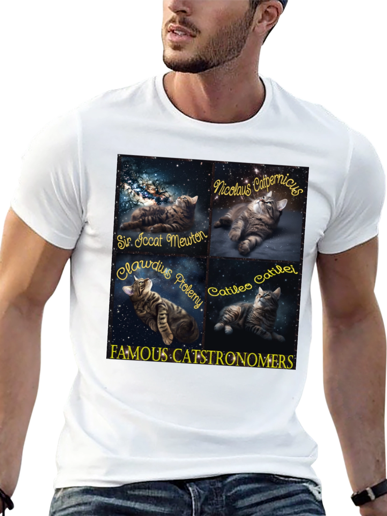 Funny Catstronomers T-Shirt