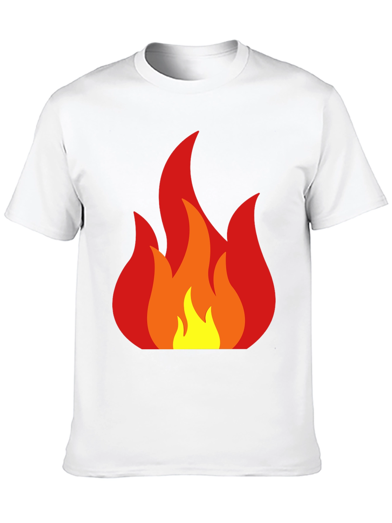 Flame Graphic Black T-Shirt
