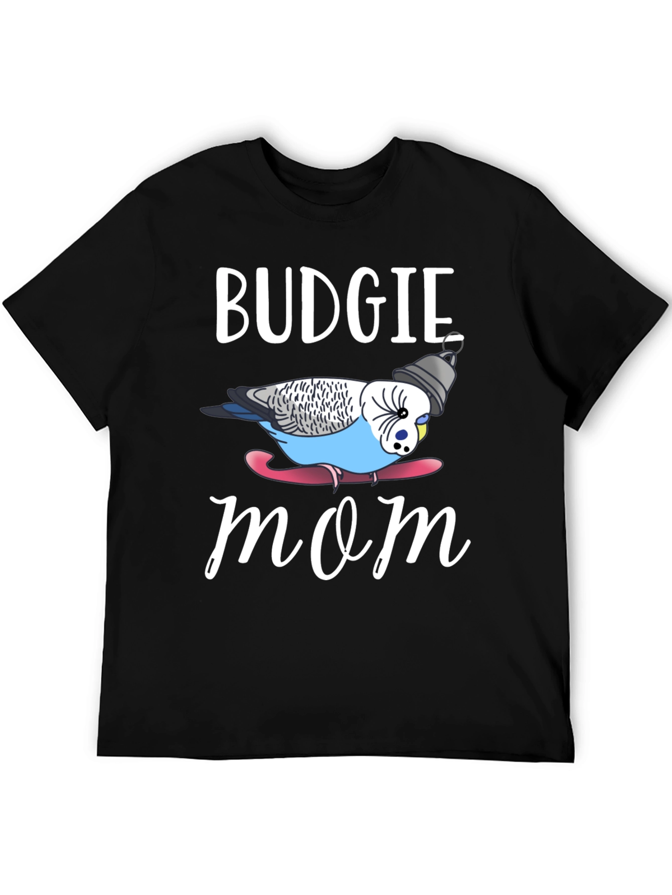 Budgie Mom Graphic T-Shirt - Novelty Bird Lover Tee