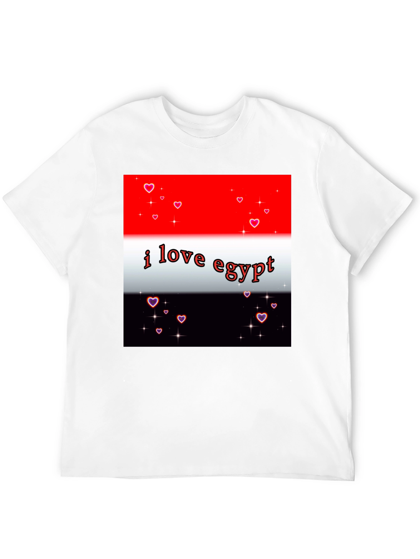 I Love Egypt T-Shirt - Heart Accents