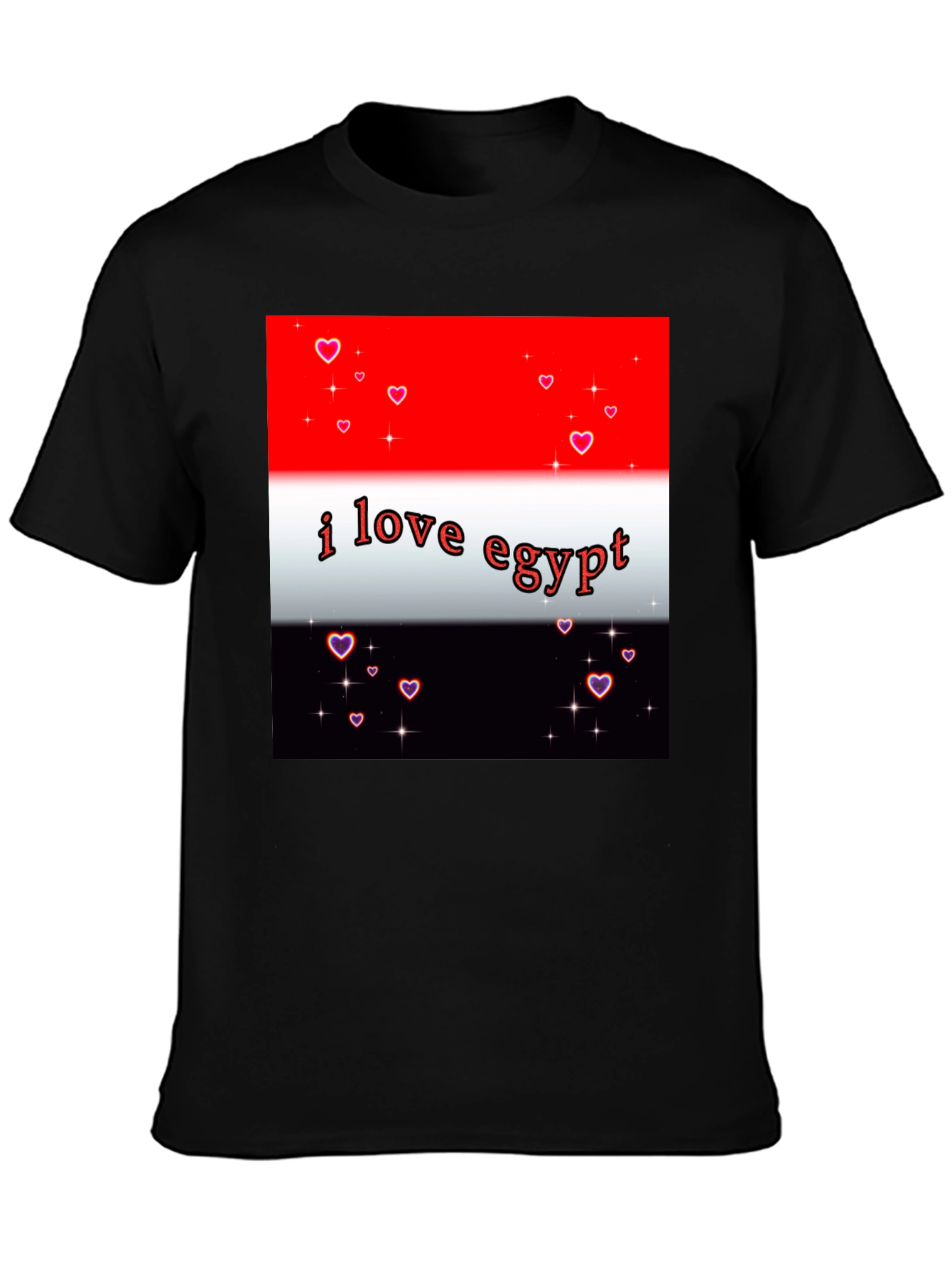 I Love Egypt T-Shirt - Heart Accents