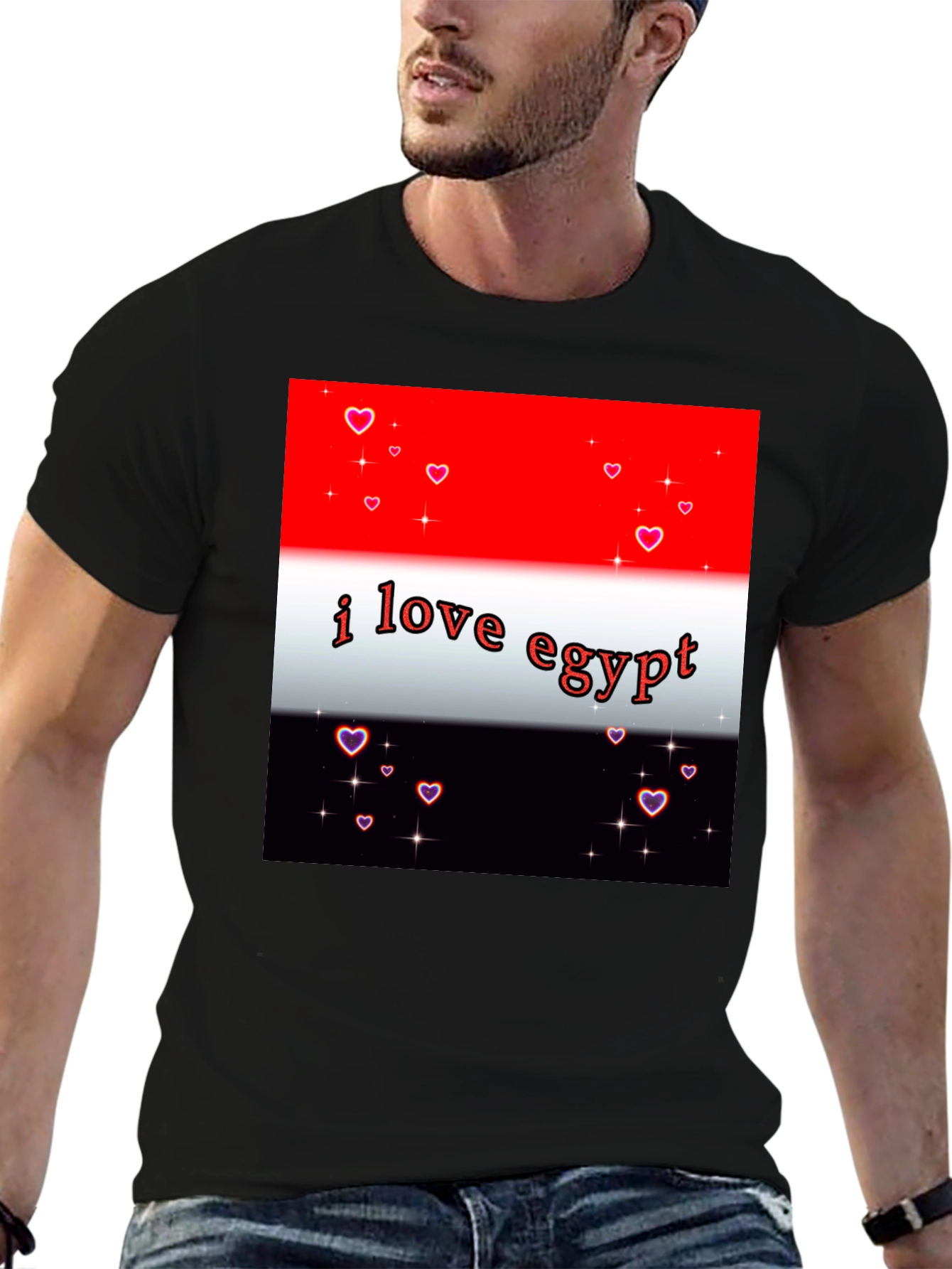 I Love Egypt T-Shirt - Heart Accents
