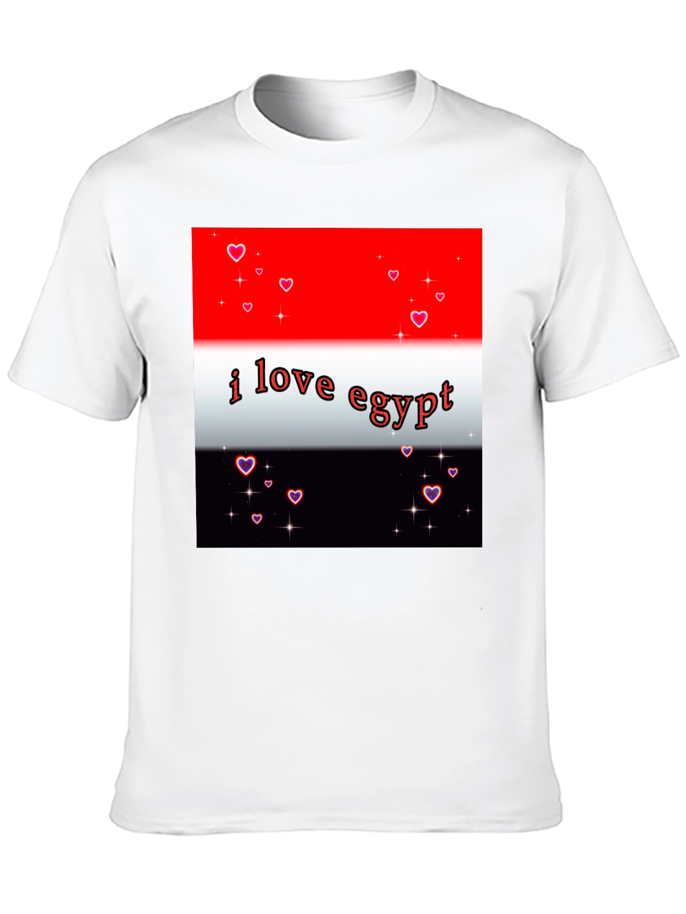 I Love Egypt T-Shirt - Heart Accents
