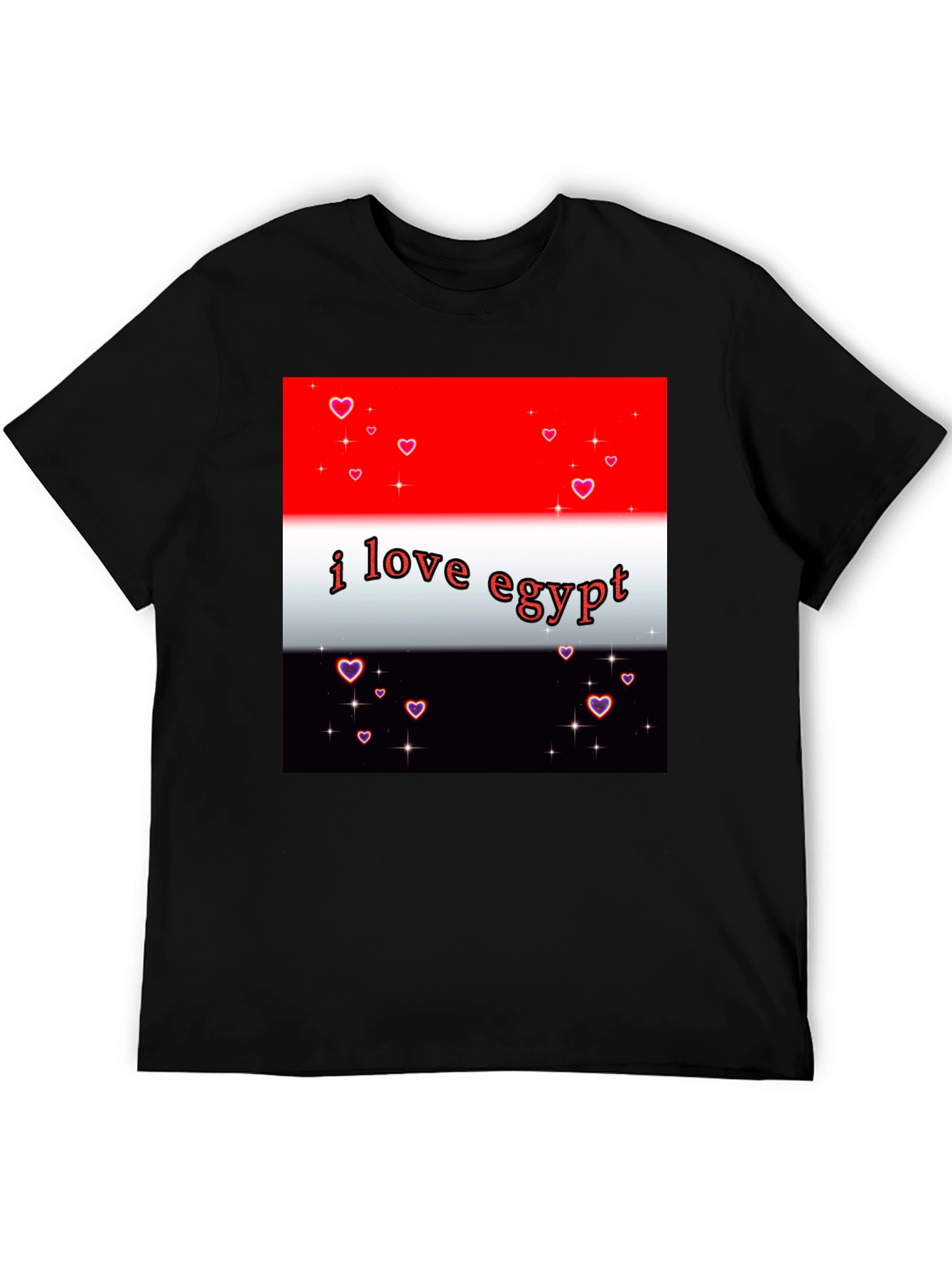 I Love Egypt T-Shirt - Heart Accents
