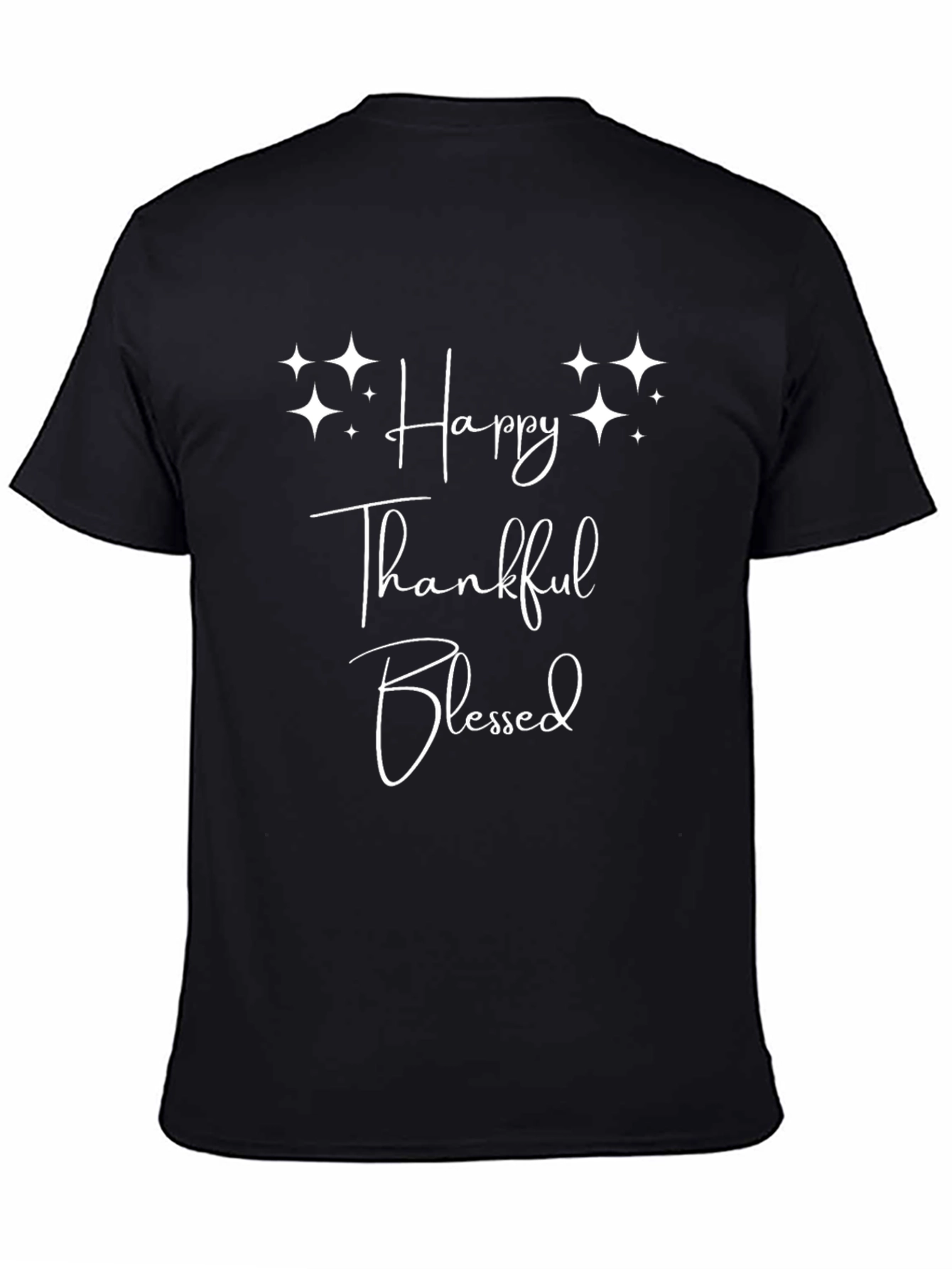 Happy Thankful Blessed Graphic Tee