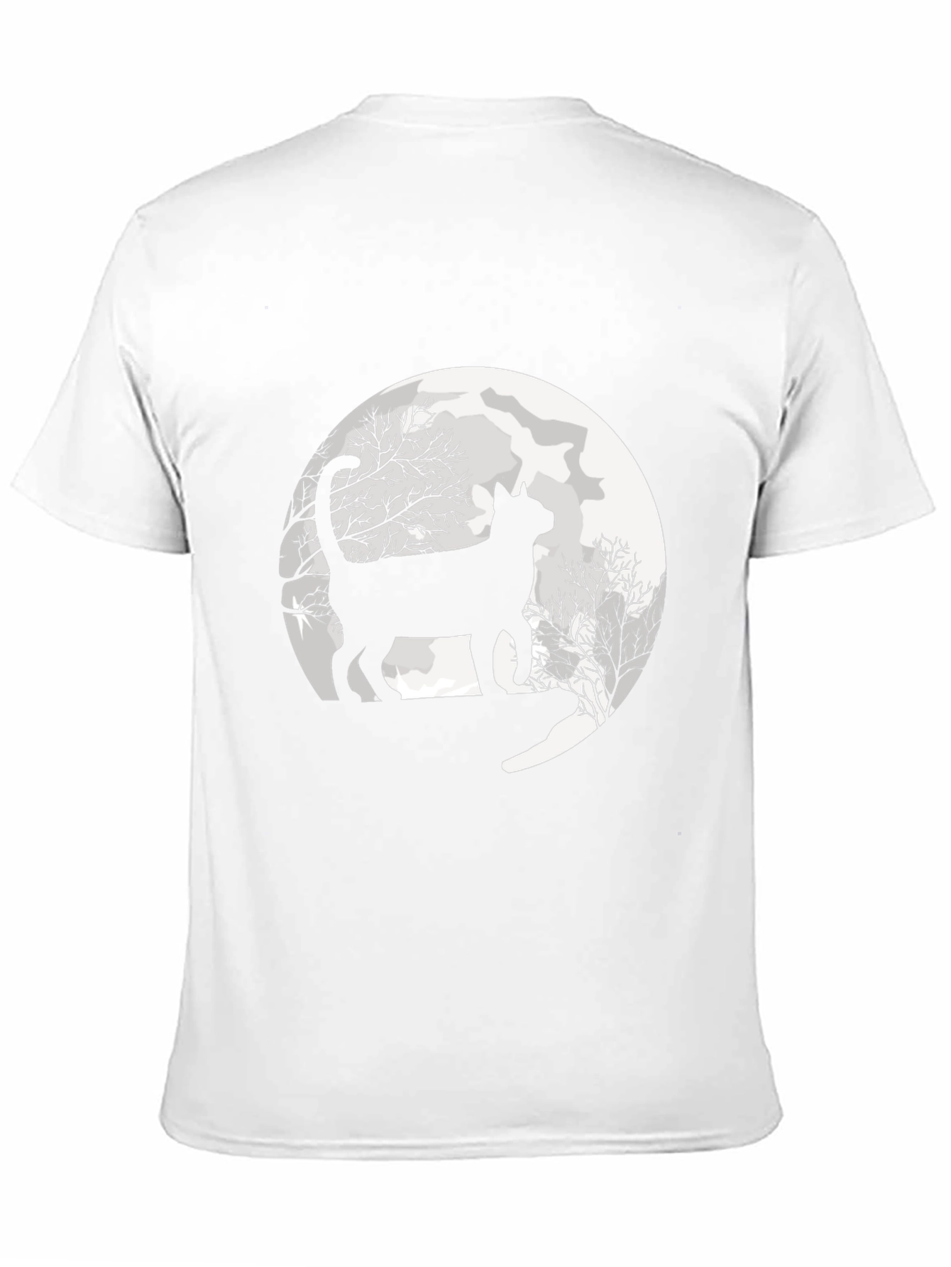 Black Cat Moon Graphic Tee - Unisex